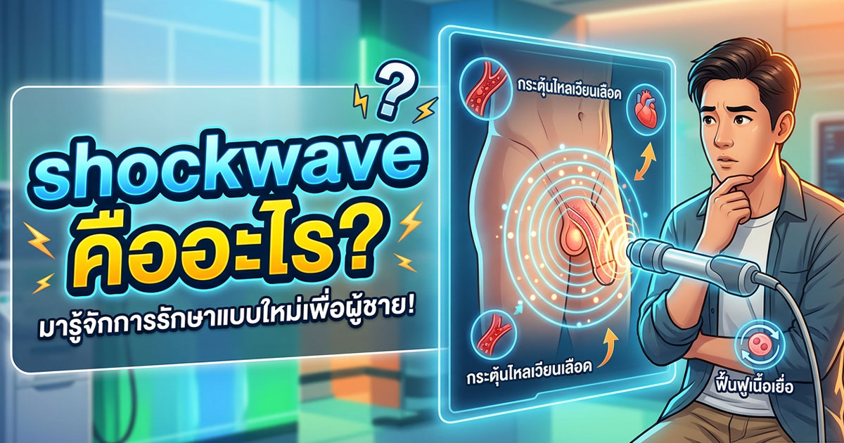 cv - ETERNITY CLINIC นพ.สืบพงษ์ เอ่งฉ้วน ทำ Shockwave ED