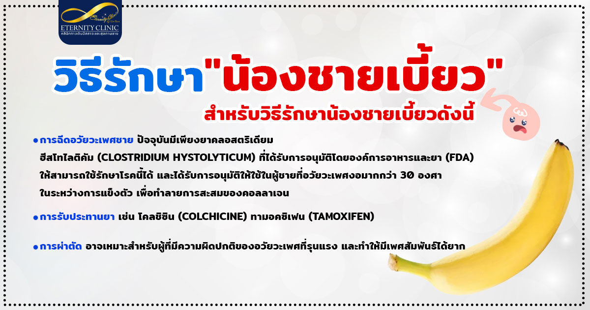 2. How to treat a crooked younger brother - ETERNITY CLINIC นพ.สืบพงษ์ เอ่งฉ้วน วิธีรักษา น้องชายเบี้ยว มีอะไรบ้าง -การฉีด -การทานยา -การผ่าตัด
