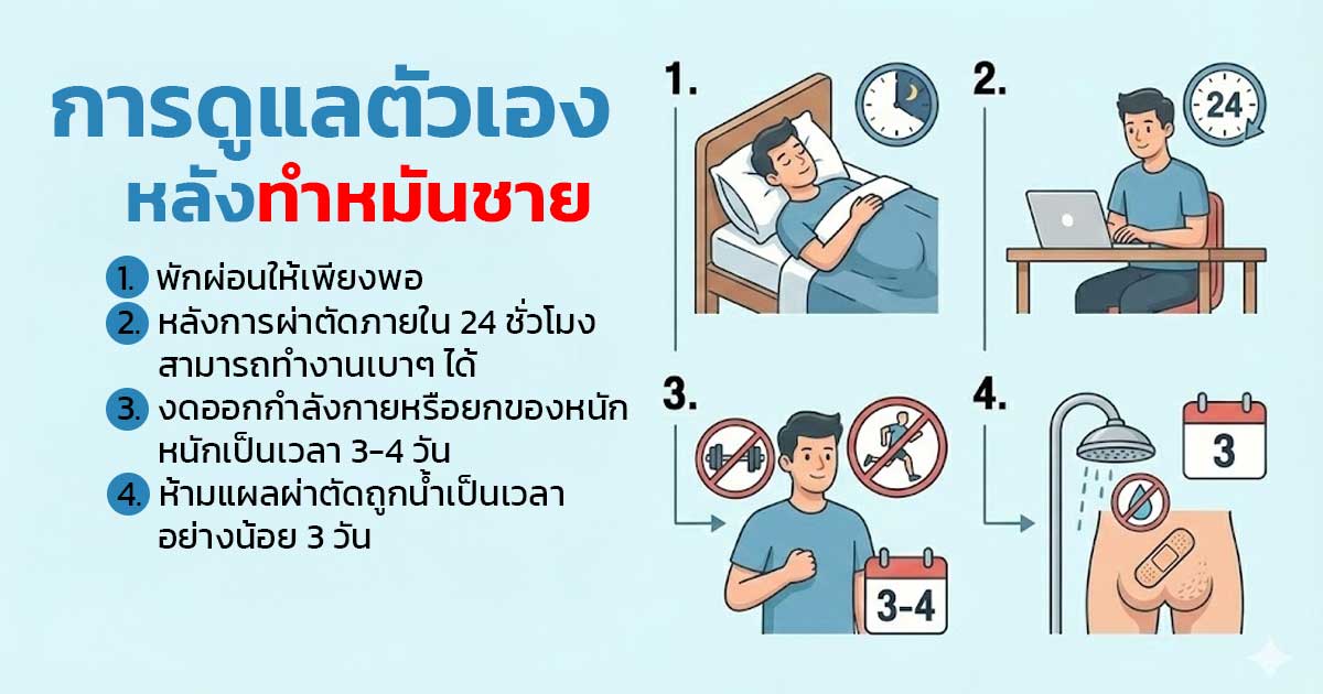 dfgfx - ETERNITY CLINIC นพ.สืบพงษ์ เอ่งฉ้วน การดูแลตัวเองหลังทำหมันชาย