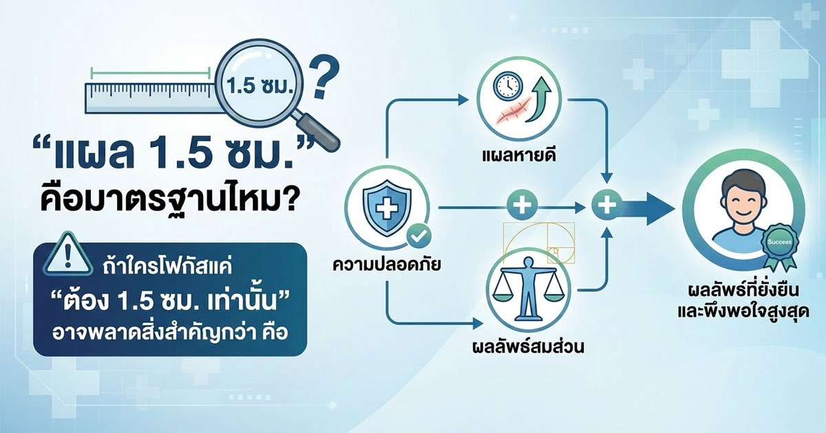 dfgxa - ETERNITY CLINIC นพ.สืบพงษ์ เอ่งฉ้วน ความยาวเเผล