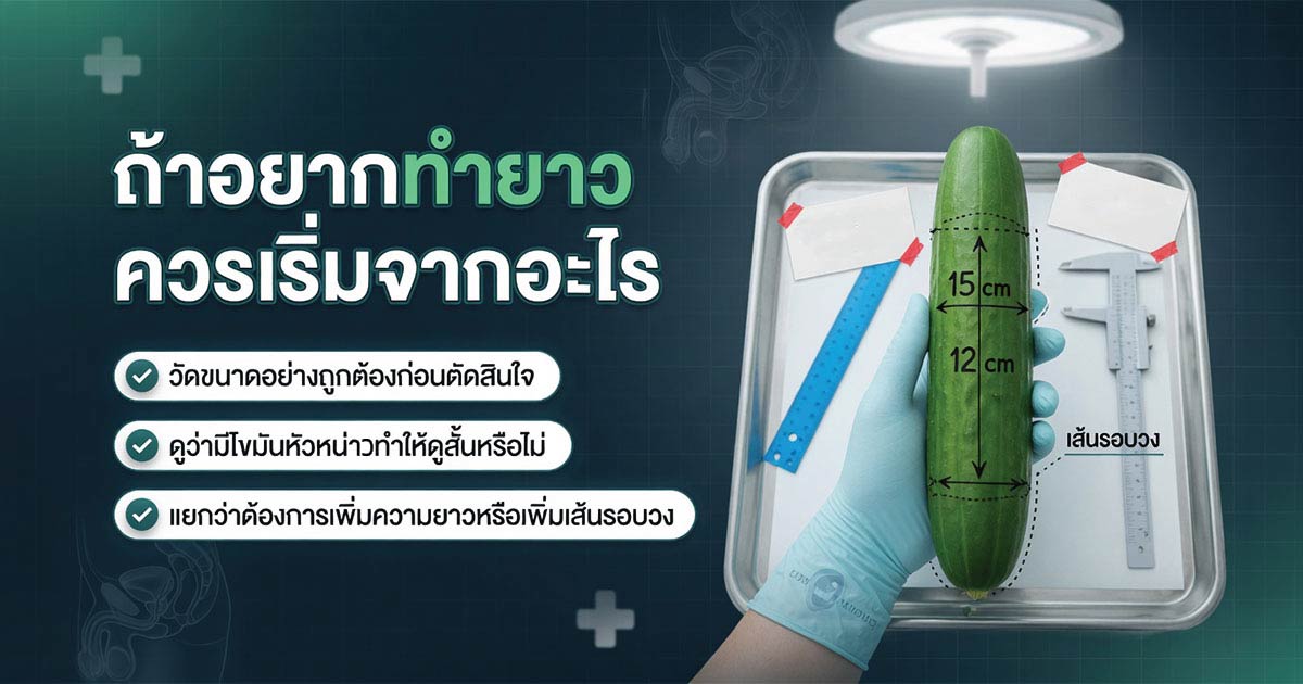 การทำให้อวัยวะเพศดูยาวขึ้นและการประเมินก่อนทำยาว