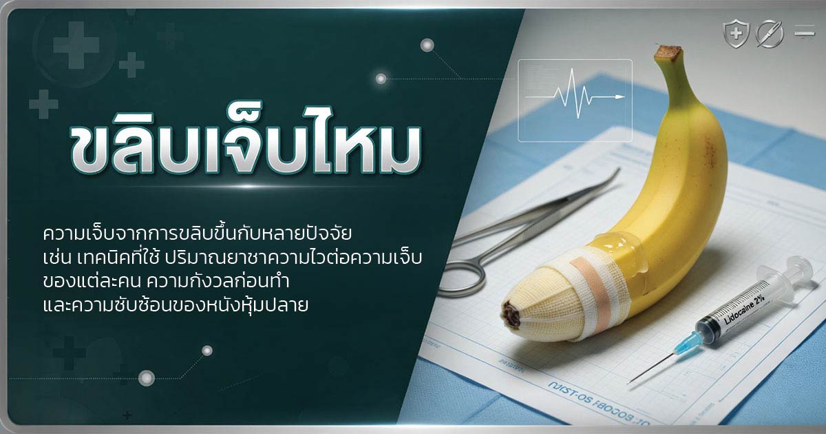ขลิบเจ็บไหม ความรู้สึกระหว่างและหลังขลิบ