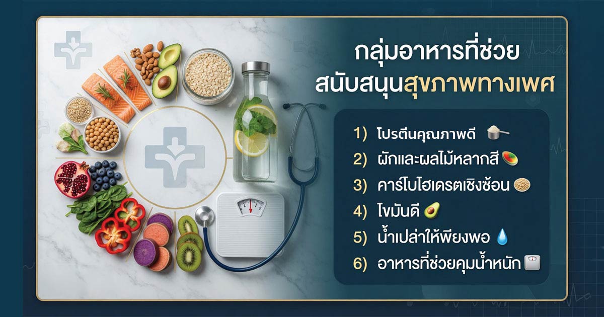 อาหารและสุขภาพทางเพศชาย