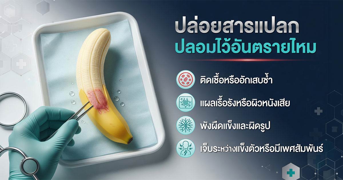 สารแปลกปลอมที่ทำให้เกิดก้อนแข็งและพังผืดในอวัยวะเพศ