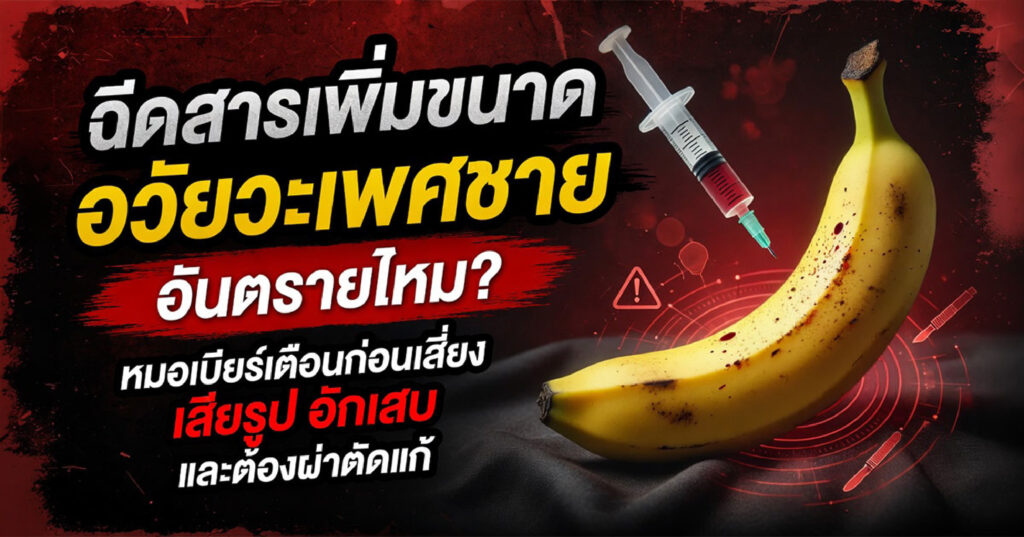 Inject a substance - ETERNITY CLINIC นพ.สืบพงษ์ เอ่งฉ้วน ฉีดเพิ่มขนาด