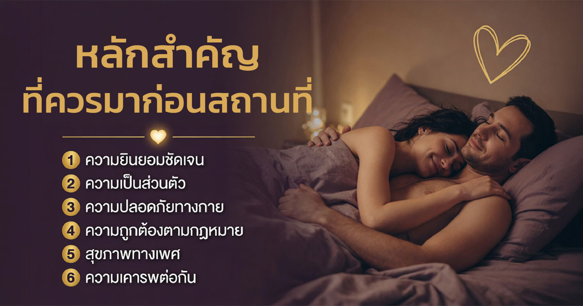 หลักสำคัญเรื่องความยินยอมและความปลอดภัยในความสัมพันธ์