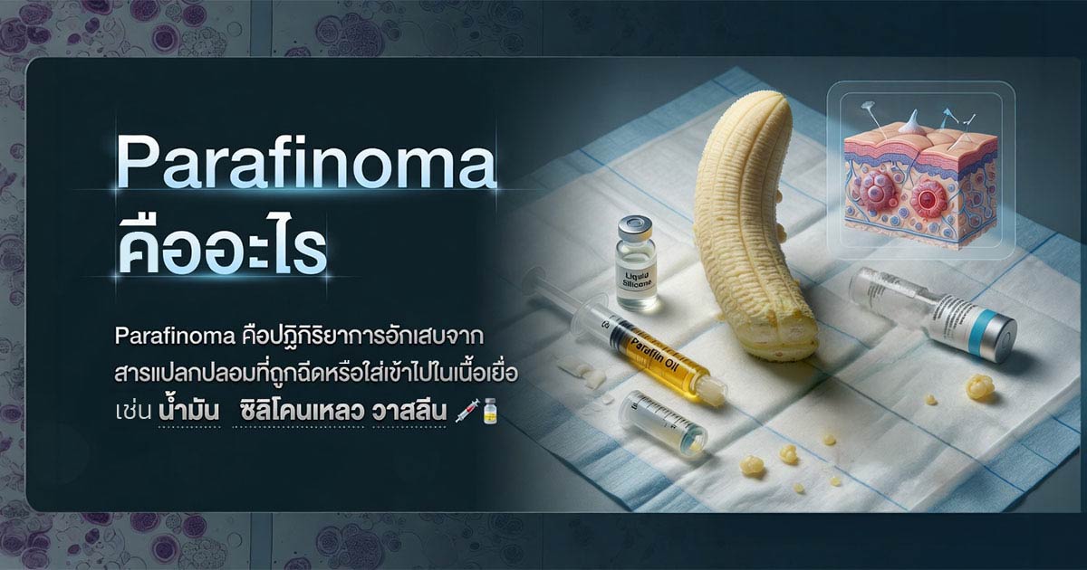 Parafinoma จากการฉีดสารแปลกปลอมเข้าอวัยวะเพศชาย