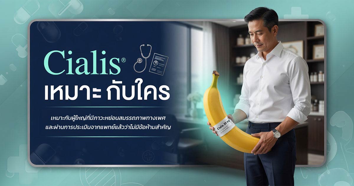 Cialis เหมาะกับใครและใครบ้างควรตรวจเพิ่มก่อนใช้ยา
