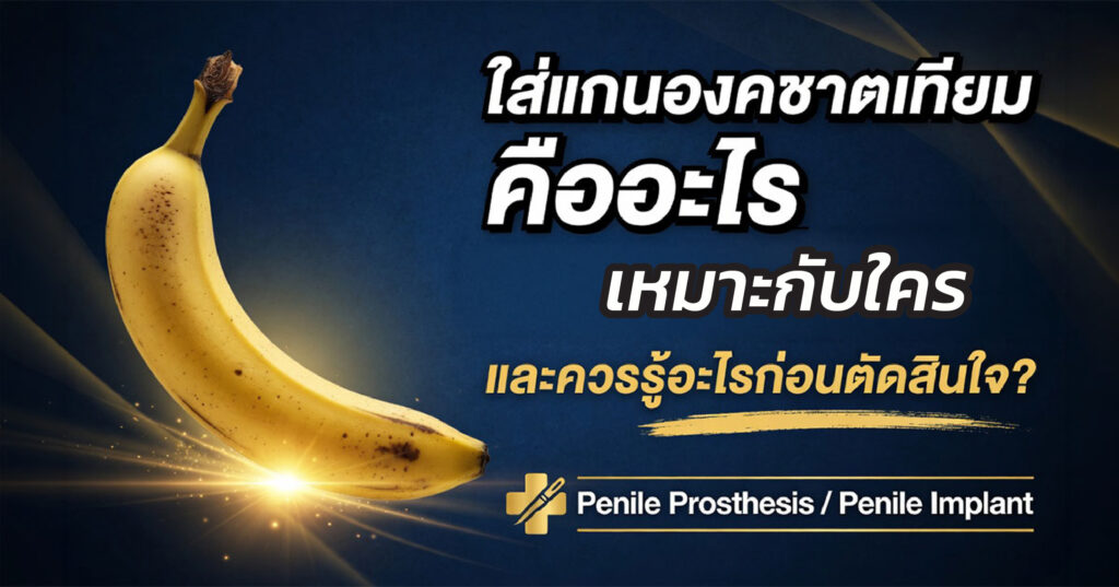 axis - ETERNITY CLINIC นพ.สืบพงษ์ เอ่งฉ้วน ใส่แกนองคชาตเทียม