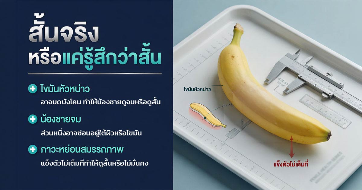 สั้นจริงหรือแค่รู้สึกว่าน้องชายสั้น