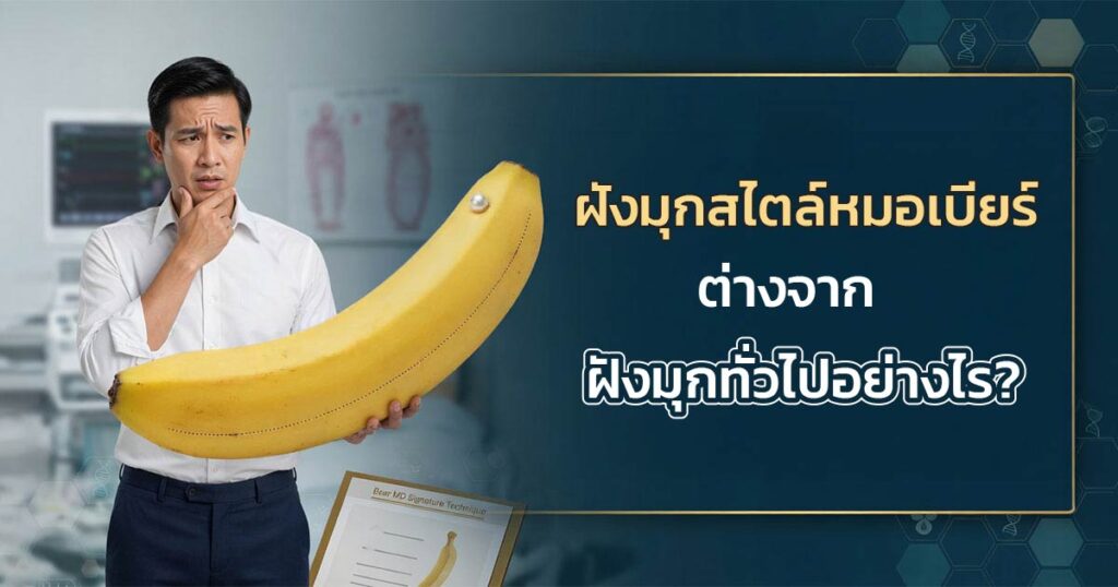 difference - ETERNITY CLINIC นพ.สืบพงษ์ เอ่งฉ้วน ฝังมุกสไตล์หมอเบียร์