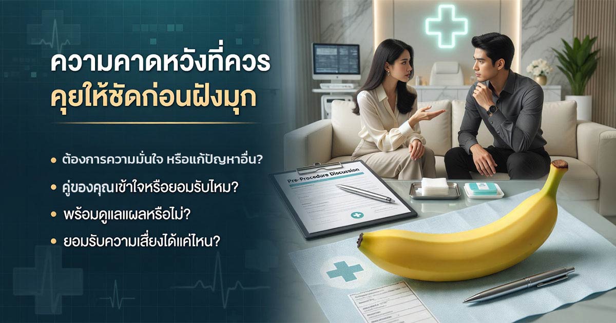 ความคาดหวังที่ควรคุยให้ชัดก่อนฝังมุก