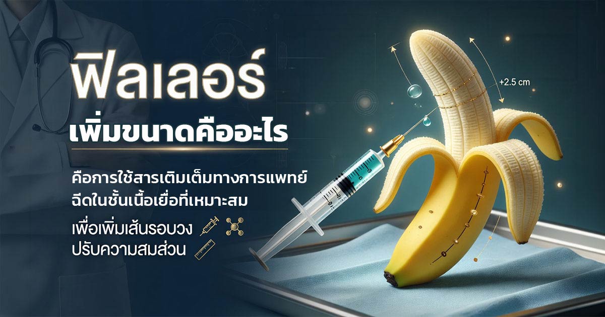 ฟิลเลอร์เพิ่มขนาดอวัยวะเพศชายคืออะไร