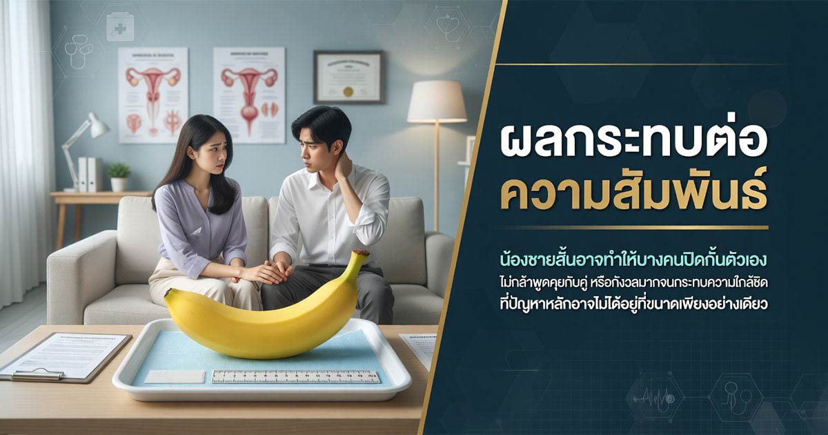 ผลกระทบของความกังวลเรื่องน้องชายสั้นต่อความสัมพันธ์