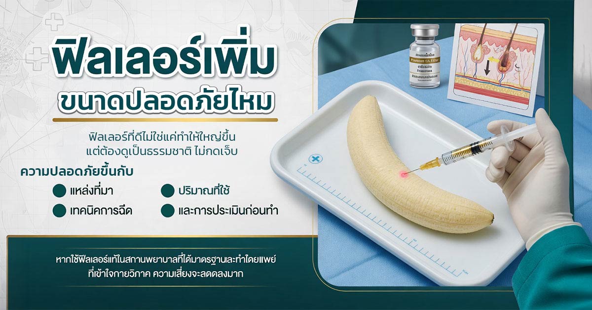ฟิลเลอร์เพิ่มขนาดปลอดภัยไหม