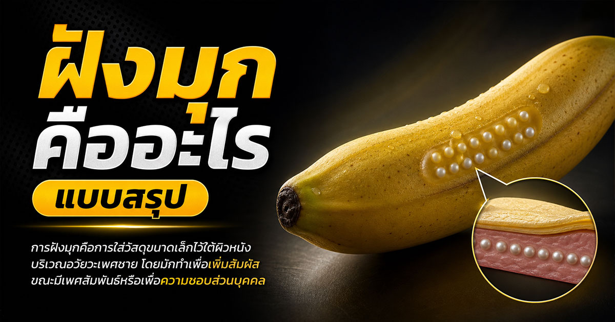 ฝังมุกคืออะไร แบบสรุป