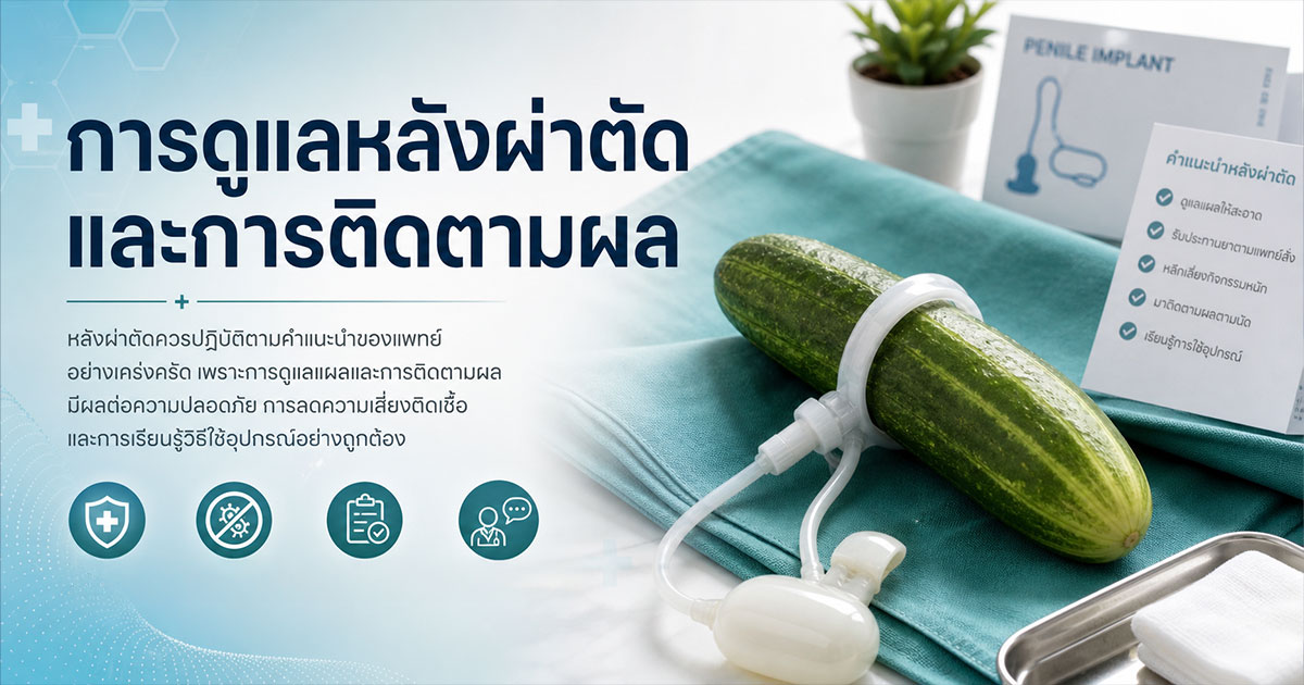 การดูแลหลังผ่าตัดและการติดตามผล