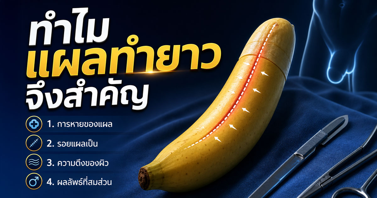 ทำไมแผลทำยาวจึงสำคัญ