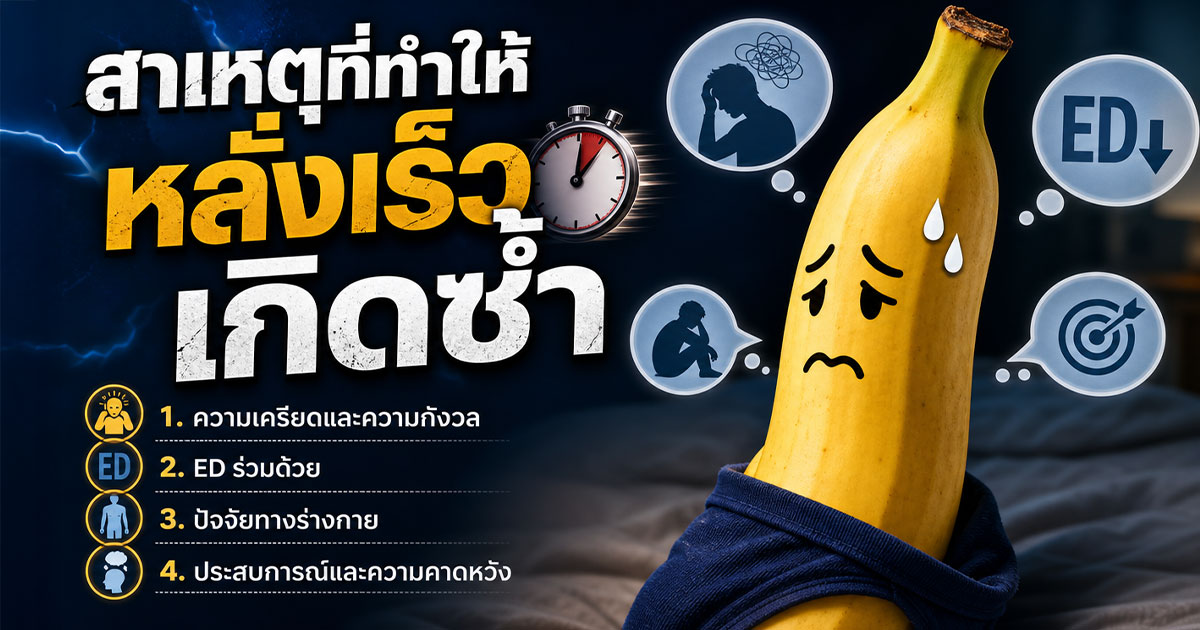 สาเหตุที่ทำให้หลั่งเร็วเกิดซ้ำ