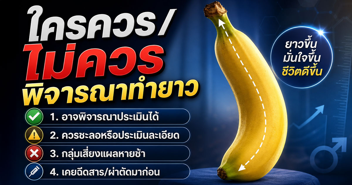 ใครควร/ไม่ควรพิจารณาทำยาว