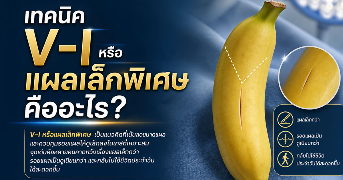 เทคนิค V-I หรือแผลเล็กพิเศษคืออะไร