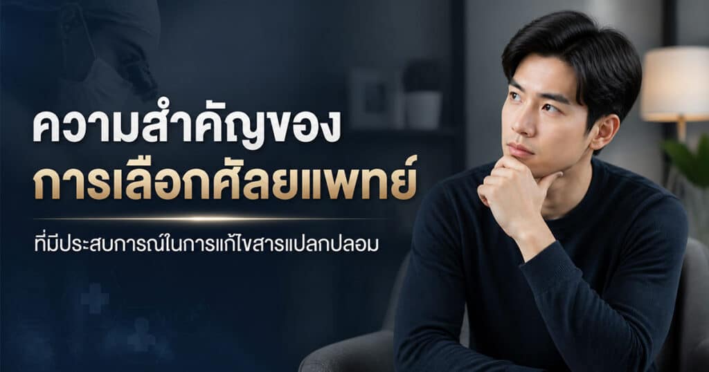 การเลือกศัลยแพทย์ในการแก้ไขสารแปลกปลอม